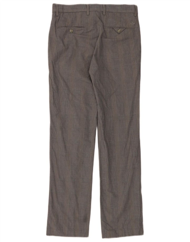 Dockers Herre Slim Fit Suit Bukser W30 L32 Grå ternet bomuld