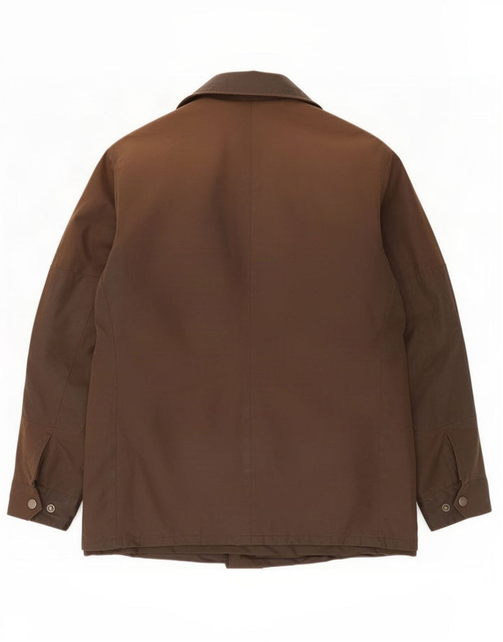 Barbour Herre vokset bomuldsjakke UK 40 Stor Brun