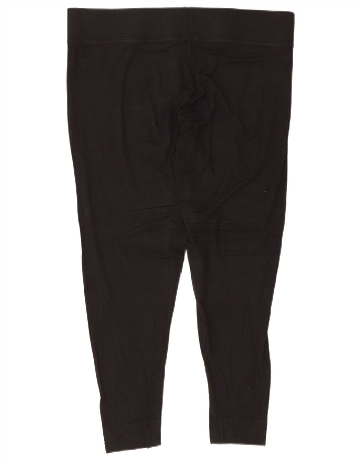 Marks & Spencer Dame Capri Leggings UK 18 XL Sort Viscose