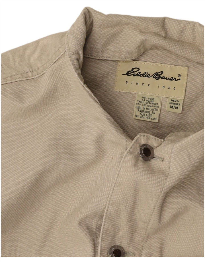 EDDIE BAUER Bomberjakke til mænd UK 38 Medium Beige Bomuld