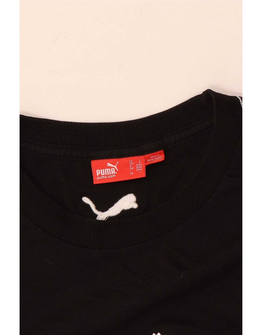 Puma Herre Grafisk T-Shirt Top Stor Sort