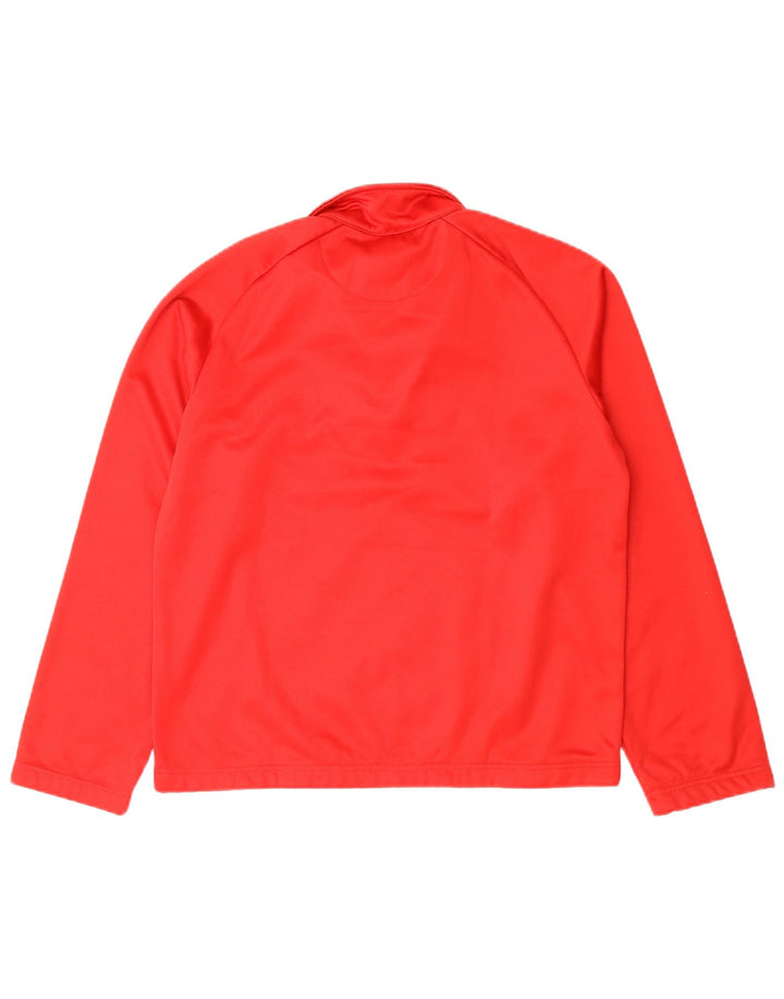 KAPPA Herre lynlås-hals Top Langærmet Medium Rød Polyester