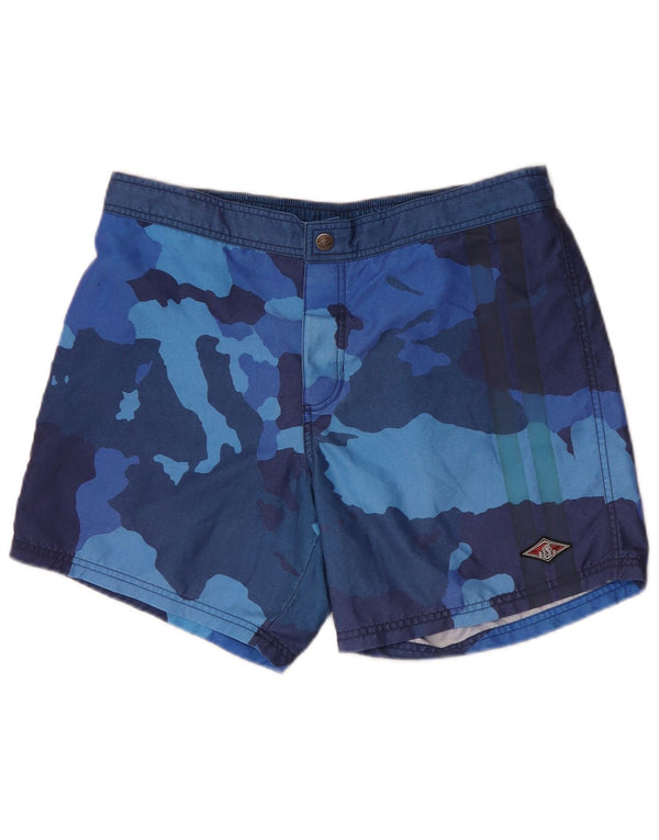 Bear Herre badeshorts Large Blue Camouflage Polyester