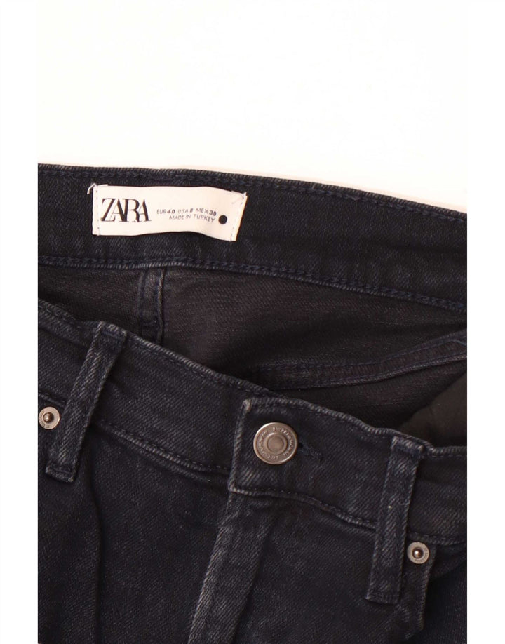 Zara Lige Jeans til kvinder EU 40 Medium W30 L26 Navy Blue