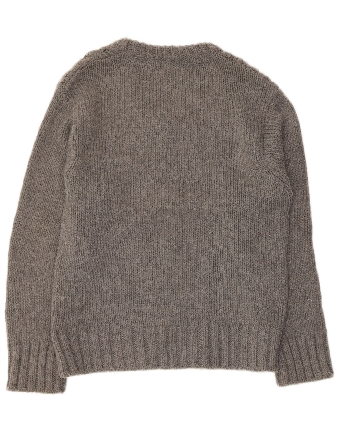 Zara Herre V-hals sweater Stor Grå Akryl