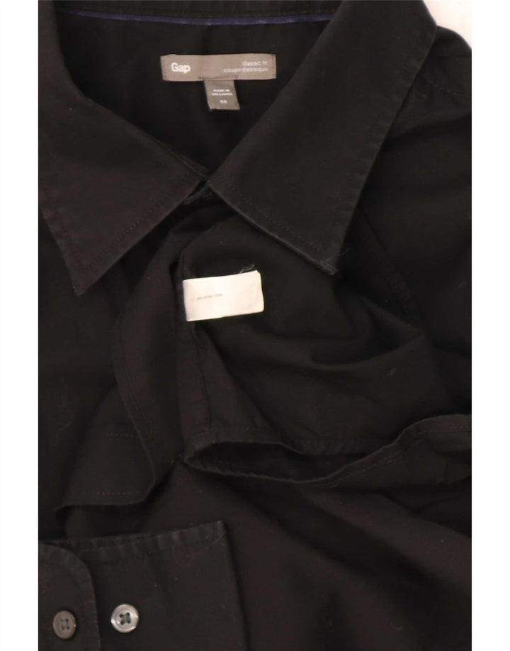 Gap Herre Classic Fit skjorte Medium Sort Bomuld