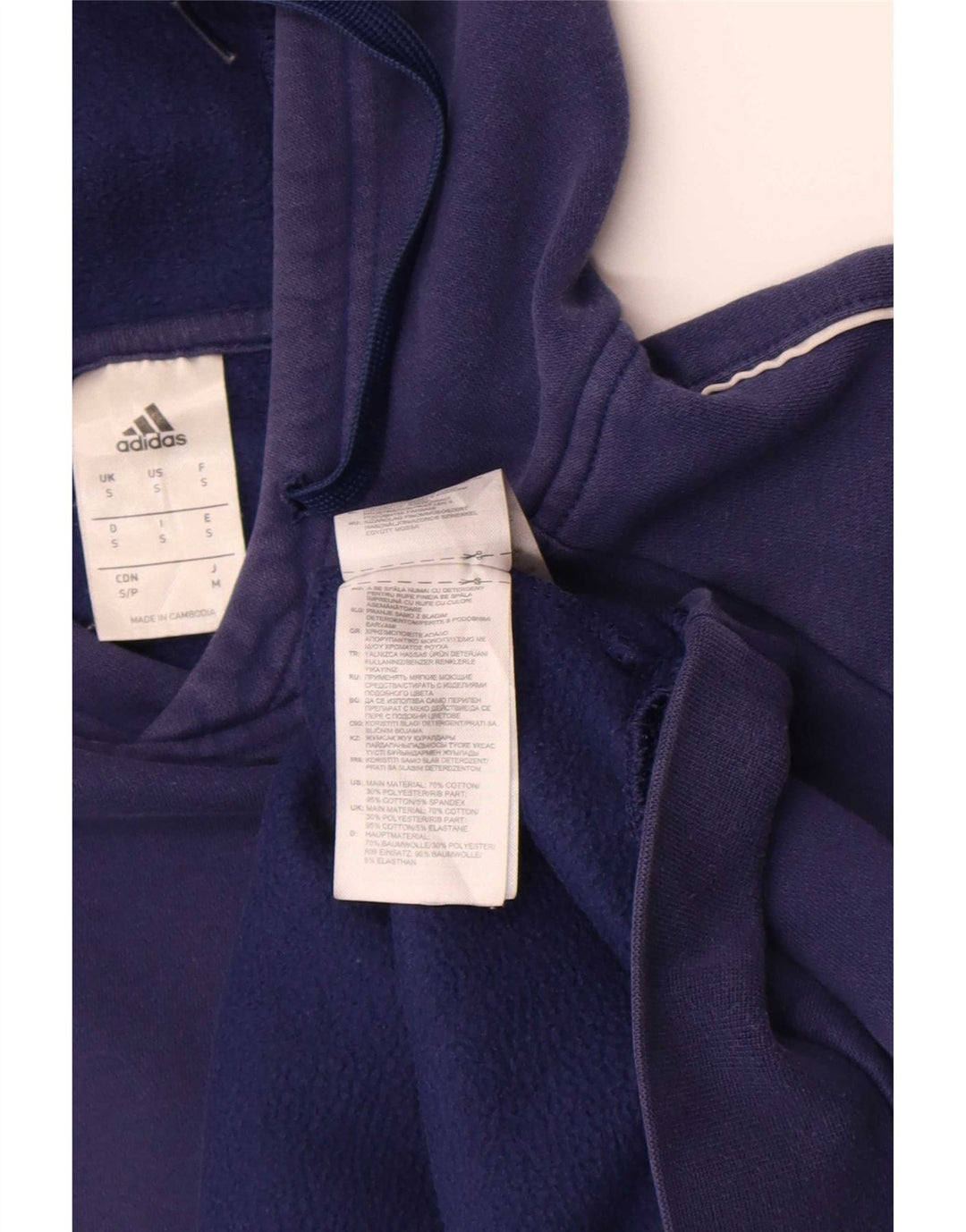 Adidas Hættetrøje til mænd, lille marineblå bomuld