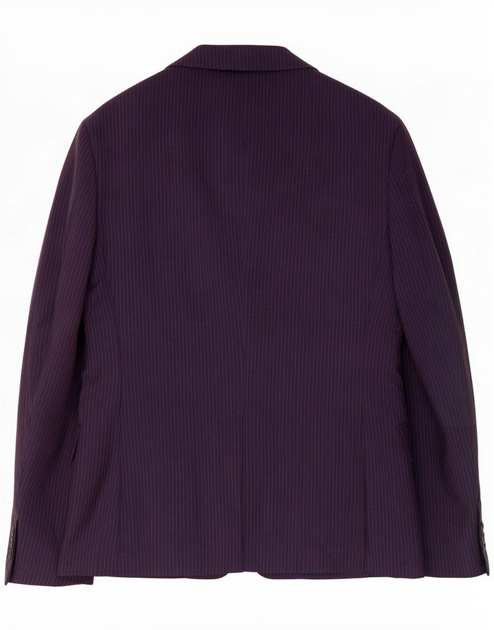 Prada Herre 2-knaps blazerjakke IT 52 XL Navy Blue Pinstripe Mohair