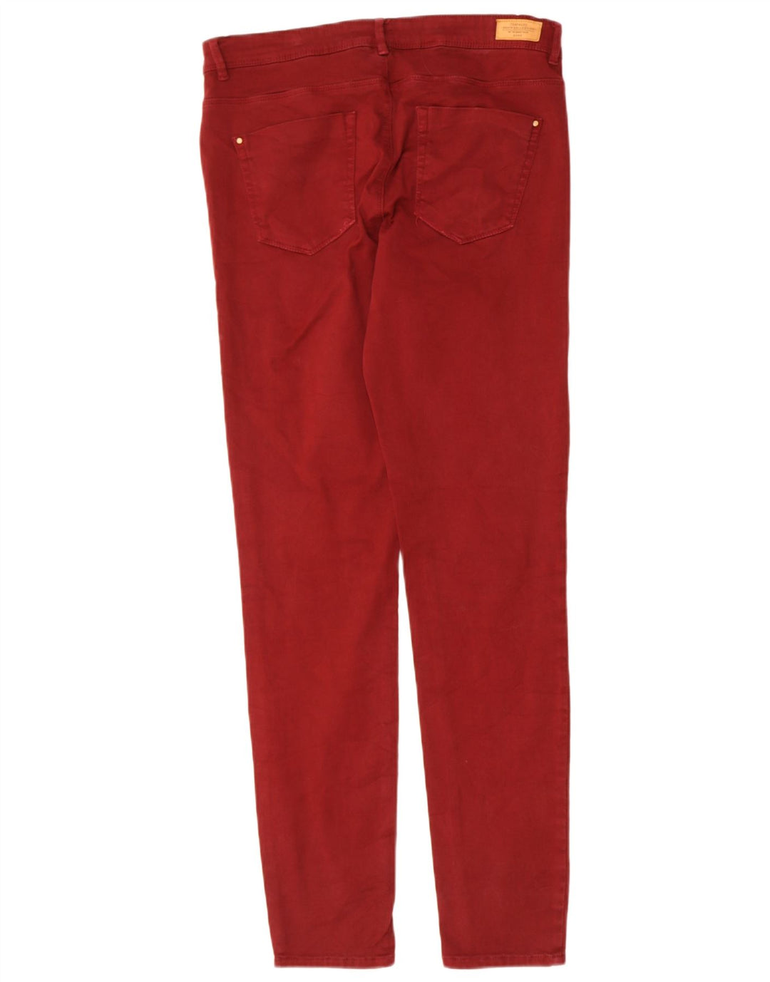 ZARA Womens Skinny Jeans EU 42 Large W32 L31 Red