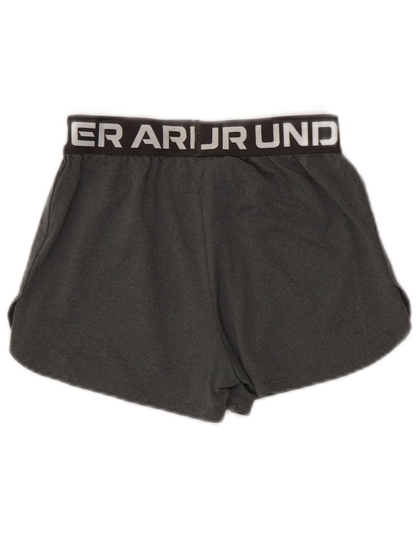 Under Armour Piger grafiske sportsshorts 9-10 år Medium Grå Flecked