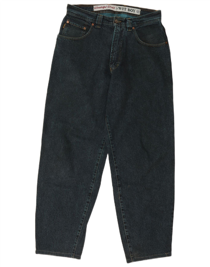 Wit Boy Herre tilspidsede jeans W33 L31 Blå Bomuld