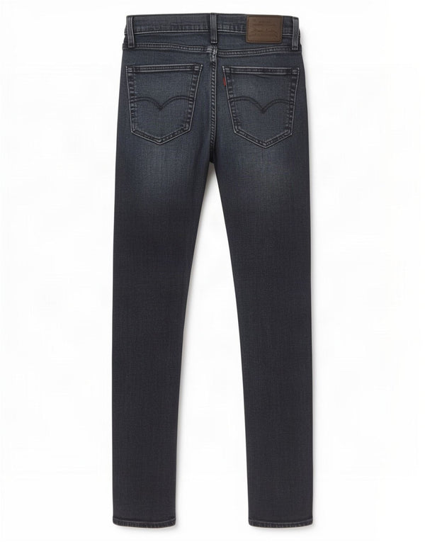 Levi's Dame 510 Skinny Jeans W30 L34 Marineblå Bomuld