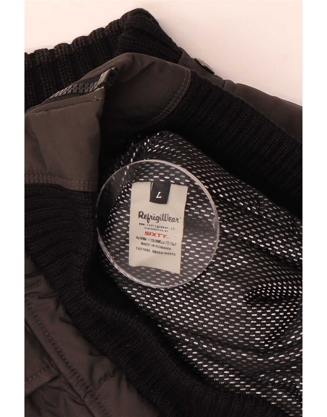 Refrigiwear Polstret jakke til mænd UK 40 Stor sort polyamid