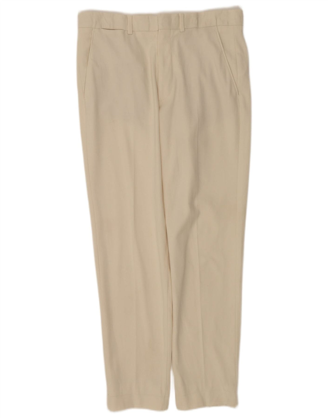 Zara Lige Chinobukser til kvinder EU 40 Medium W31 L28 Off White
