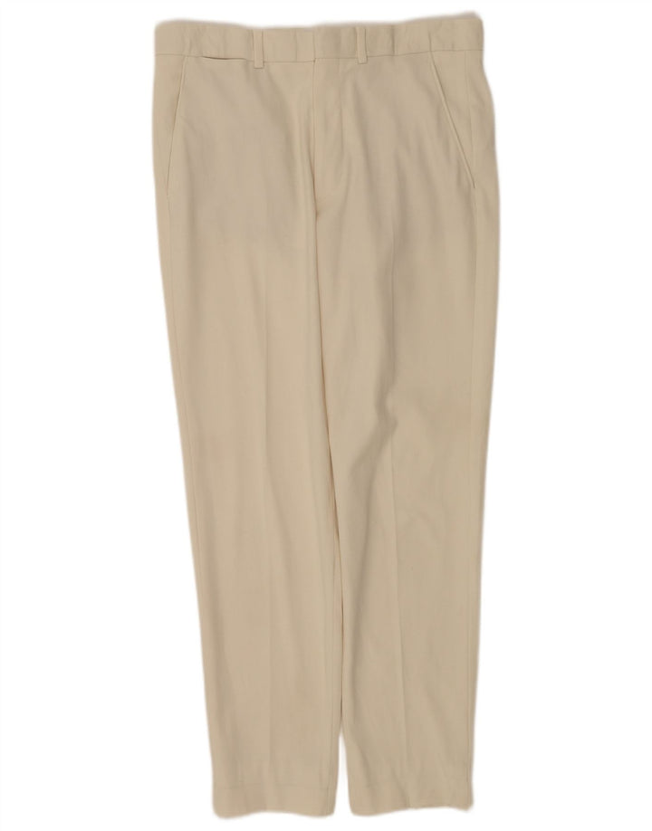 Zara Lige Chinobukser til kvinder EU 40 Medium W31 L28 Off White