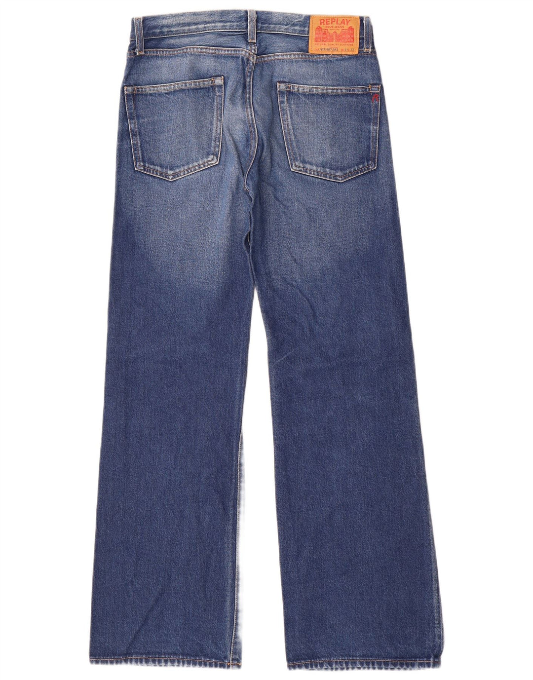 REPLAY Herre jeans med brede ben W31 L32 Blå bomuld