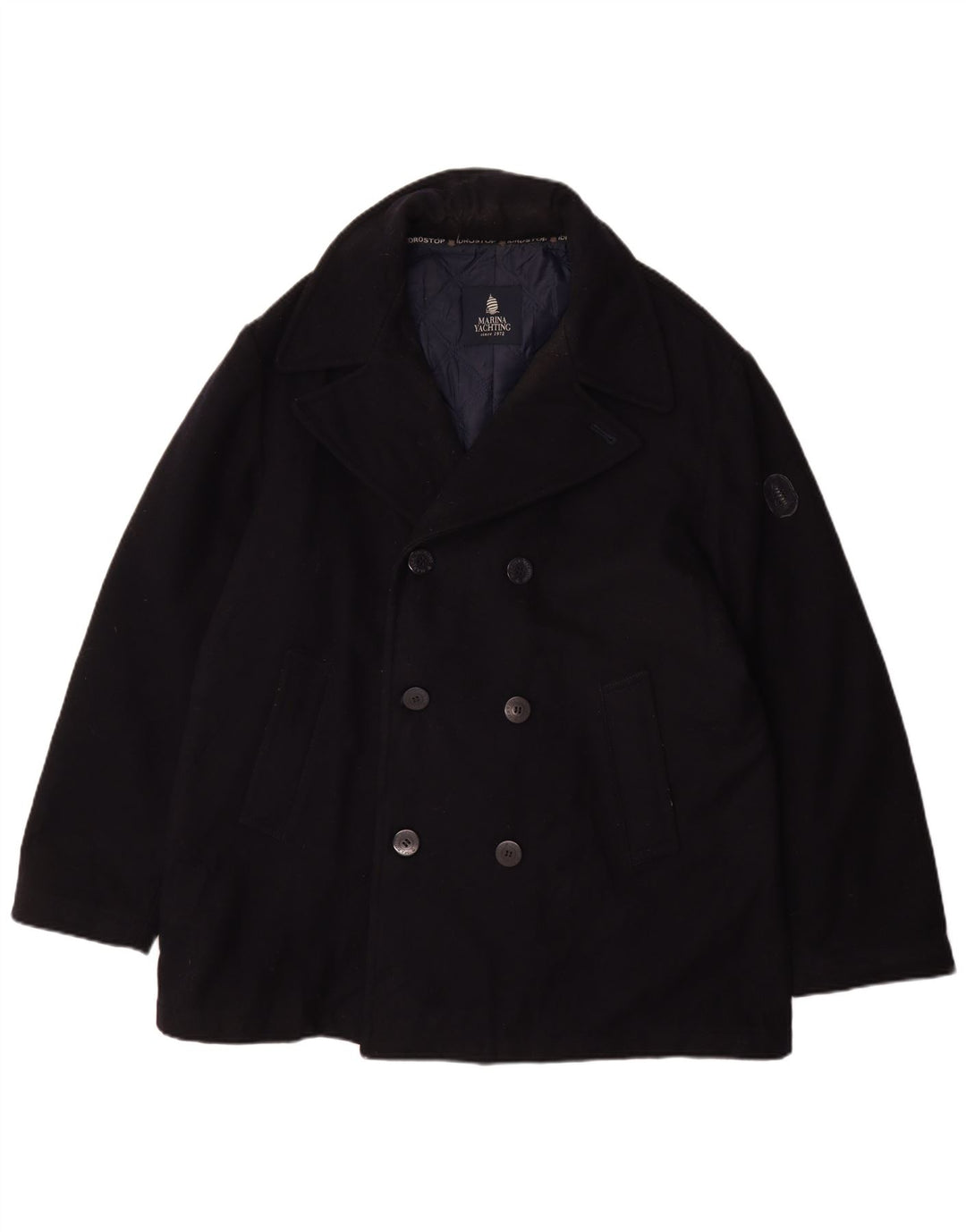Marina Yachting Herre Pea Coat IT 54 2XL Marineblå Uld