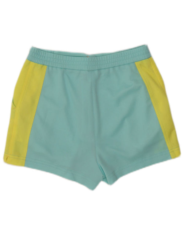 ELLESSE Casual Shorts til kvinder IT 44 Medium W32 Blå Colourblock Polyester