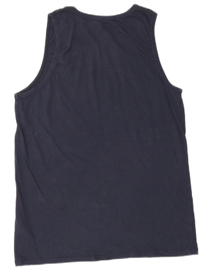 Nike Herre Athletic Cut Vest Top Medium Marineblå Bomuld