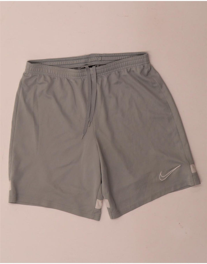 Nike Herre Dri Fit Sportshorts Medium Grey Colourblock Polyester