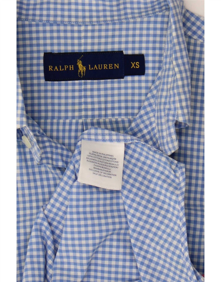 Ralph Lauren Herreskjorte XS Blå Gingham Bomuld