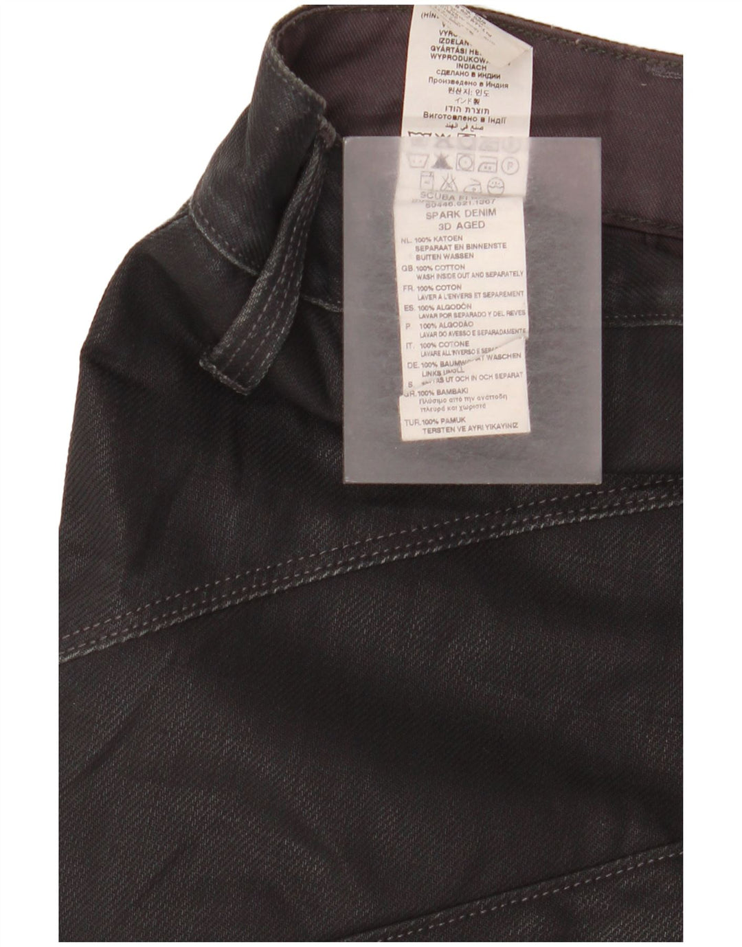 G-Star Herre Slim Cargo Bukser W33 L32 Sort Bomuld