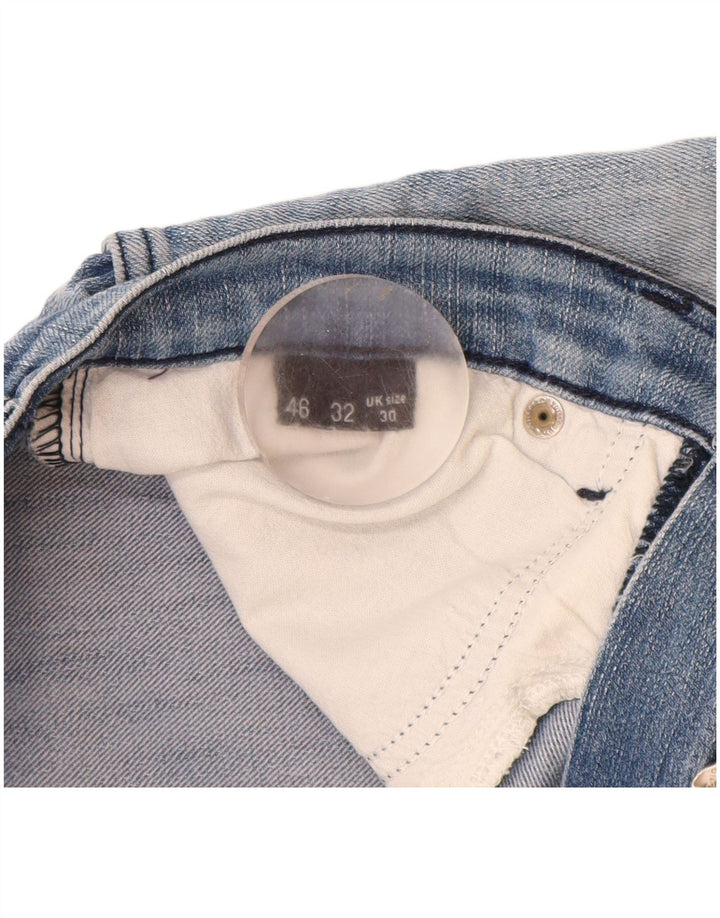 Trussardi Herre Denim Shorts W30 Medium Blue Bomuld