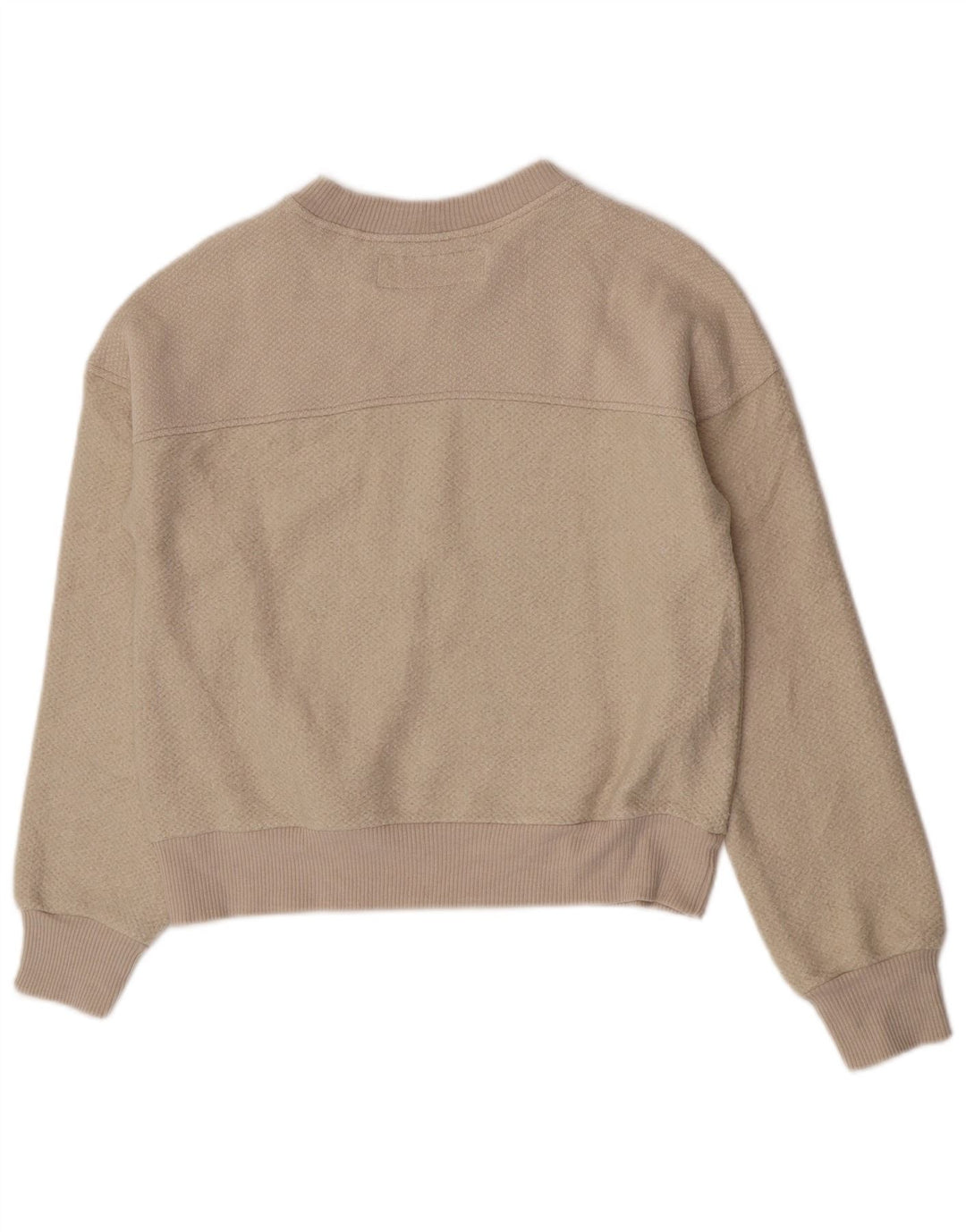 Benetton Dame Boat Neck Jumper Sweater UK 10 Small Off White Classic