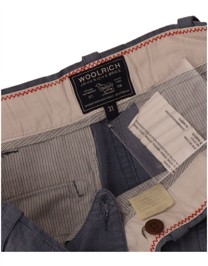Woolrich Herre Chino Shorts W31 Medium Blue Bomuld