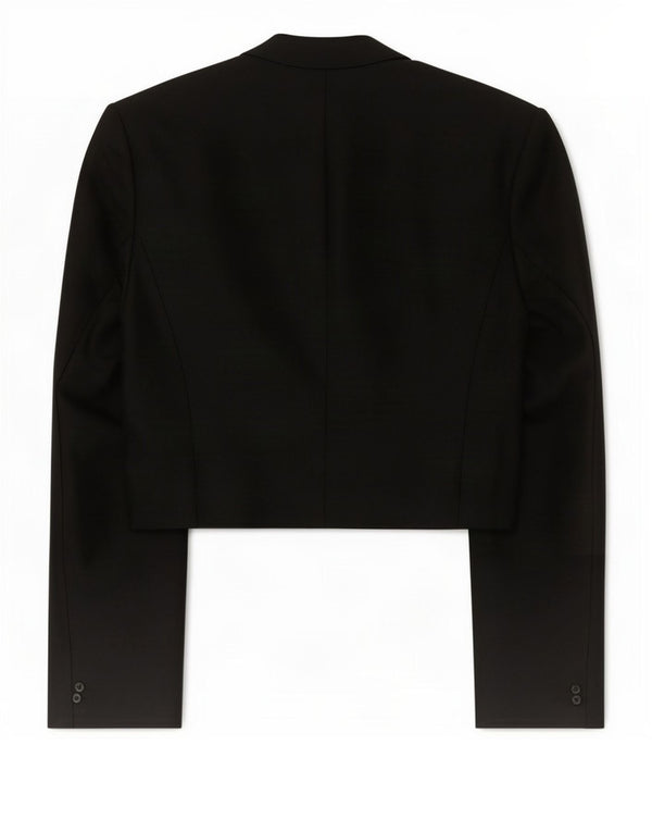 Fenn Wright Manson Womens Open Bolero Jacket UK 10 Small Black Bomuld