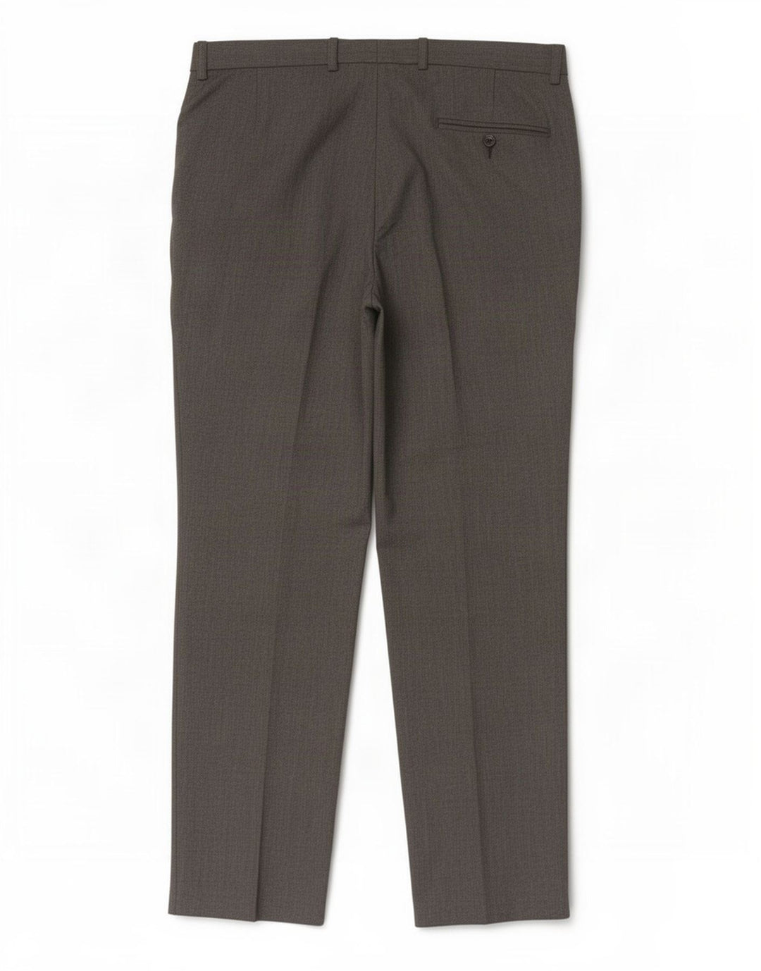 Marks & Spencer Straight Chino-bukser til mænd W34 L31 Grå polyester