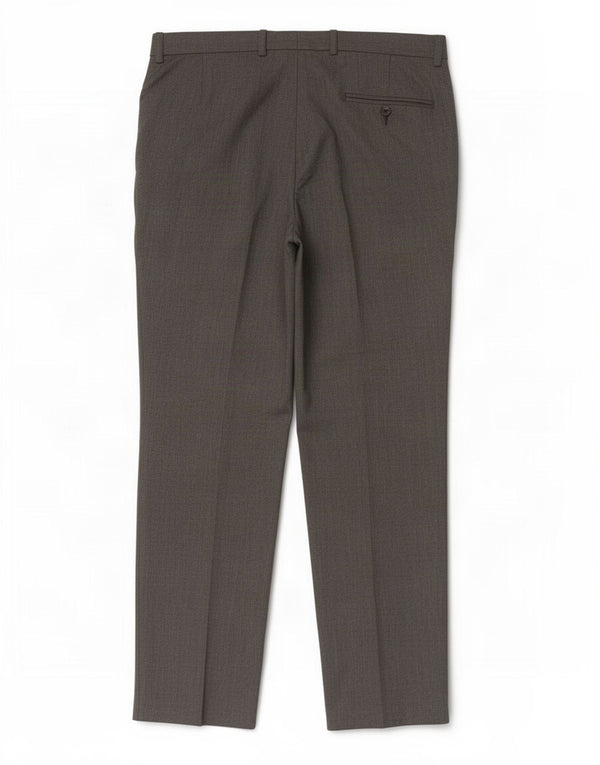 Marks & Spencer Straight Chino-bukser til mænd W34 L31 Grå polyester