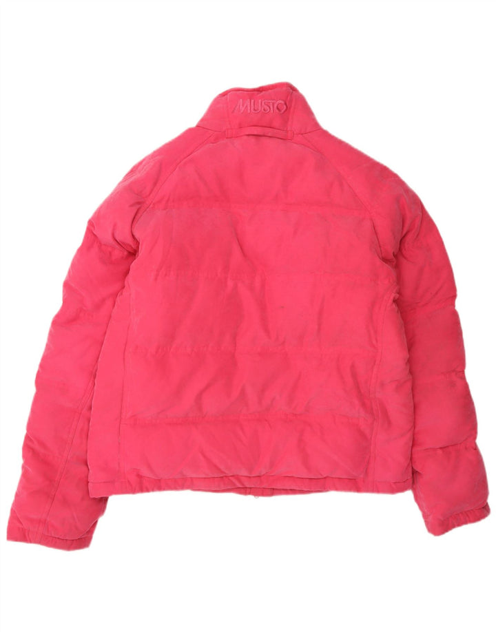 Musto Polstret hættejakke til kvinder UK 12 Medium Pink Polyester