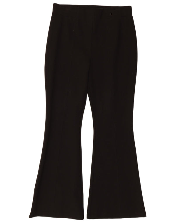 Marks & Spencer Dame Flare Casual Bukser UK 12 Medium W30 L28 Black