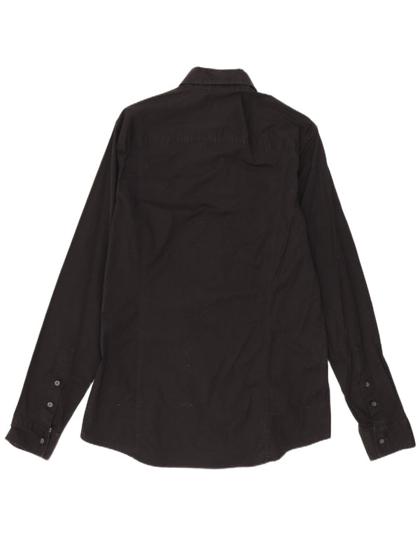 Calvin Klein Jeans Herreskjorte Medium Sort Bomuld
