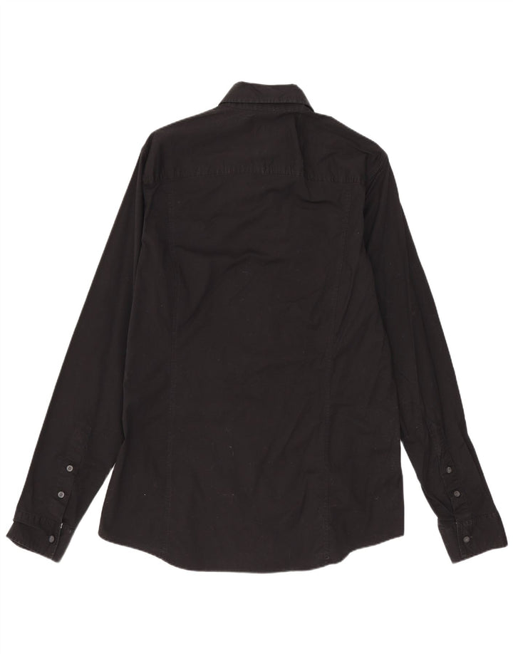 Calvin Klein Jeans Herreskjorte Medium Sort Bomuld