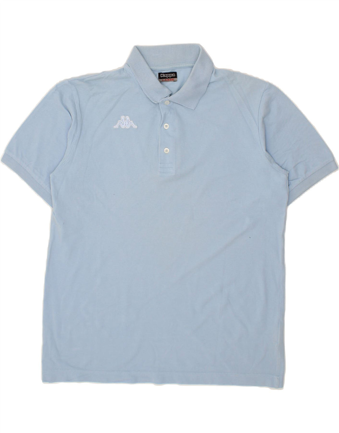KAPPA Mens Polo Shirt Large Blue Cotton Vintage Kappa and Second-Hand Kappa from Messina Hembry 