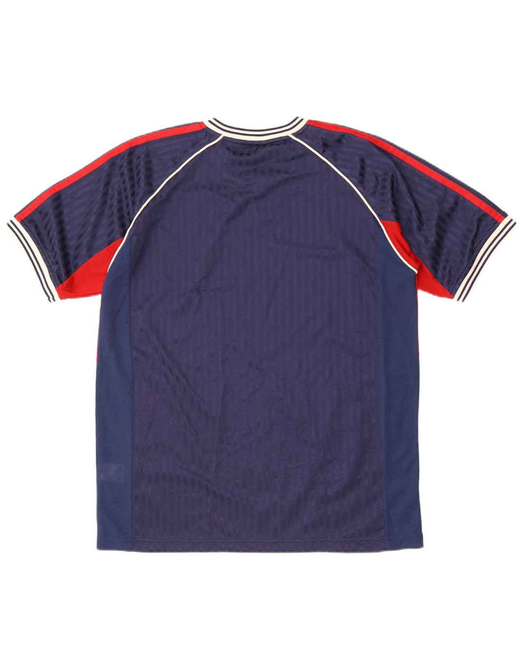 Lotto Herre T-Shirt Top Medium Marineblå Colourblock Polyester