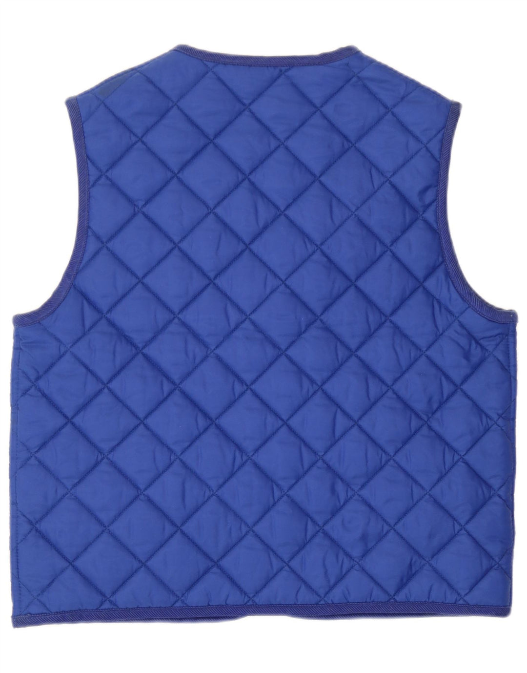 Benetton Womens Quilted Gilet UK 18 XL Blå polyamid