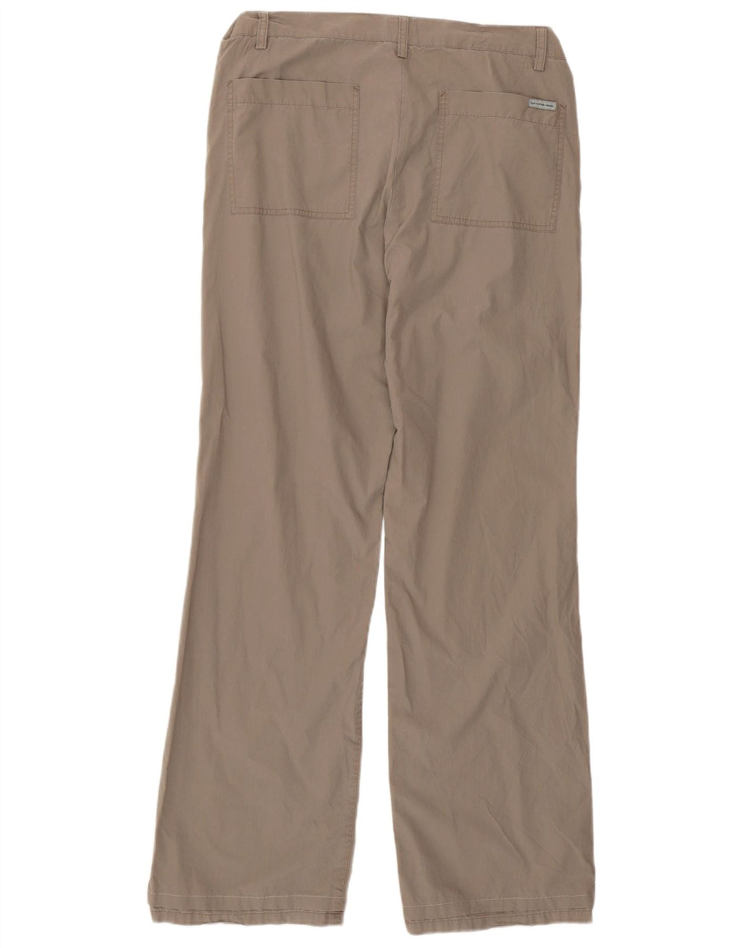 CALVIN KLEIN Lige Chinobukser til kvinder W30 L31 Grå bomuld