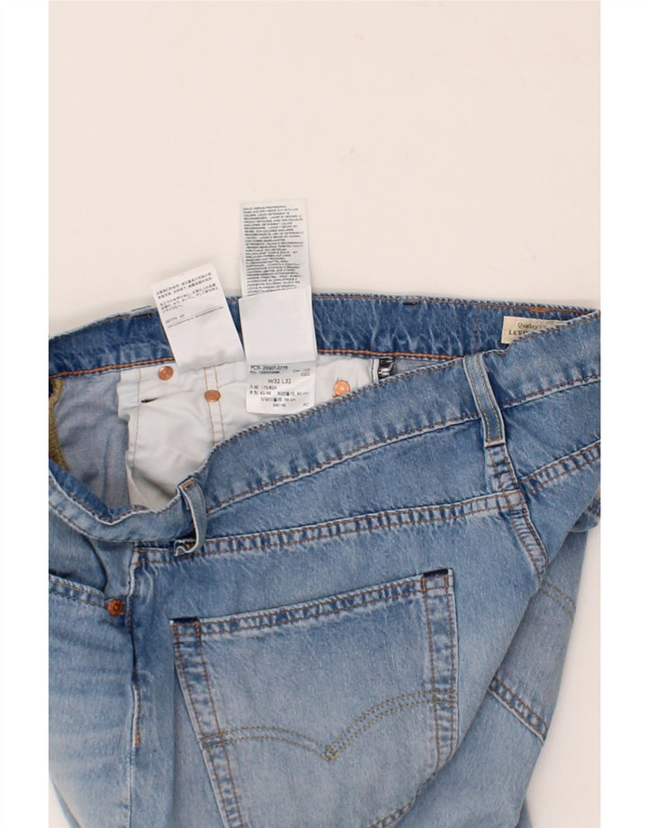 LEVI'S Womens Straight Jeans W32 L28 Blue Cotton Vintage Levi's and Second-Hand Levi's from Messina Hembry 