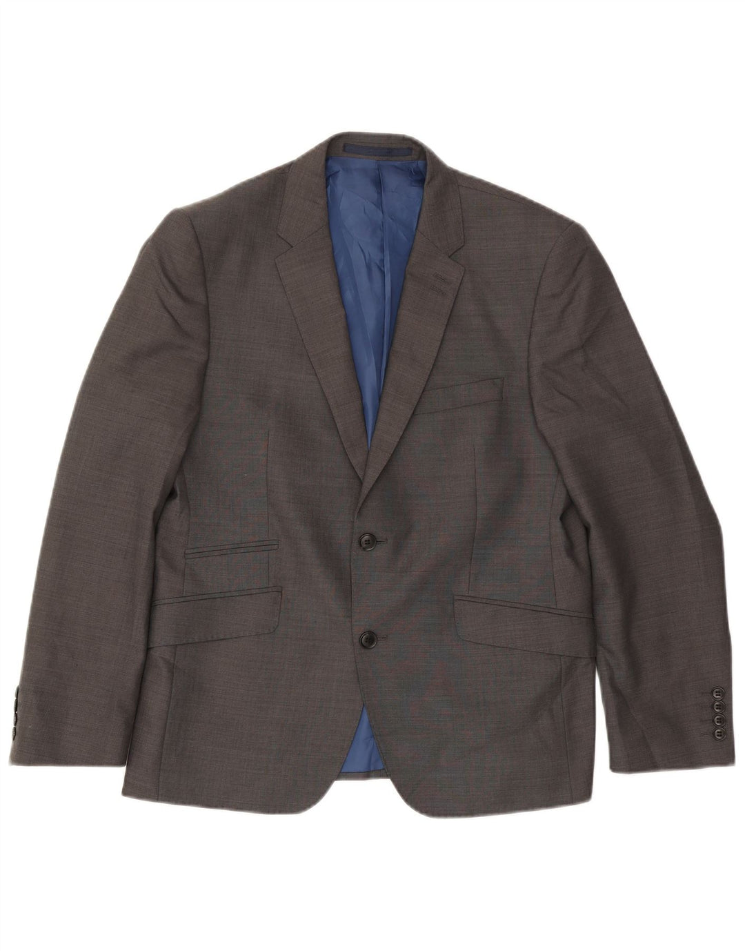 Marks & Spencer Herre 2-knaps blazerjakke UK 40 Medium Grey Wool