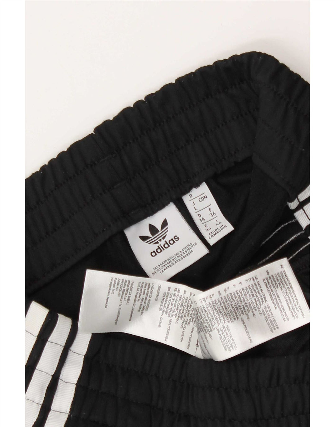 Adidas Sportsshorts til kvinder UK 8 Small Black Polyester