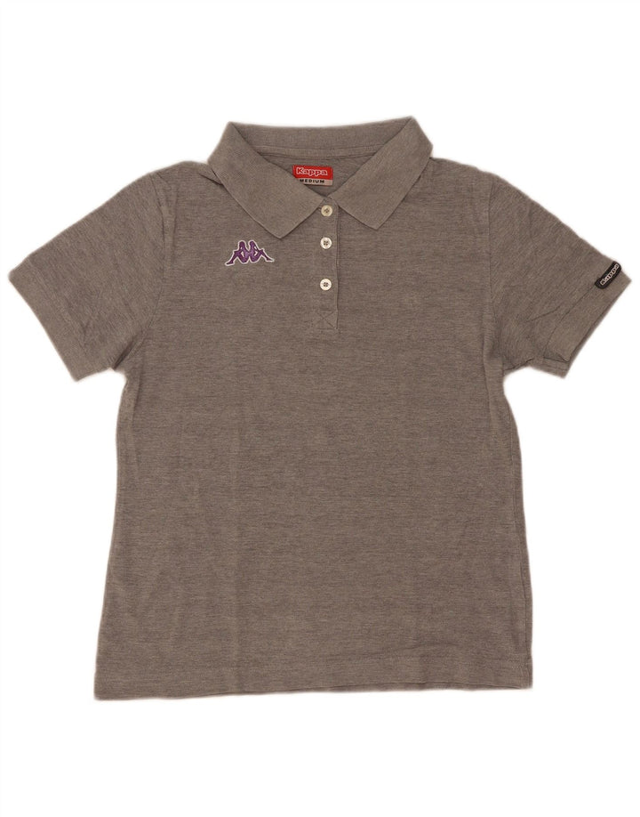 Kappa Dame Polo Shirt UK 12 Medium Grå