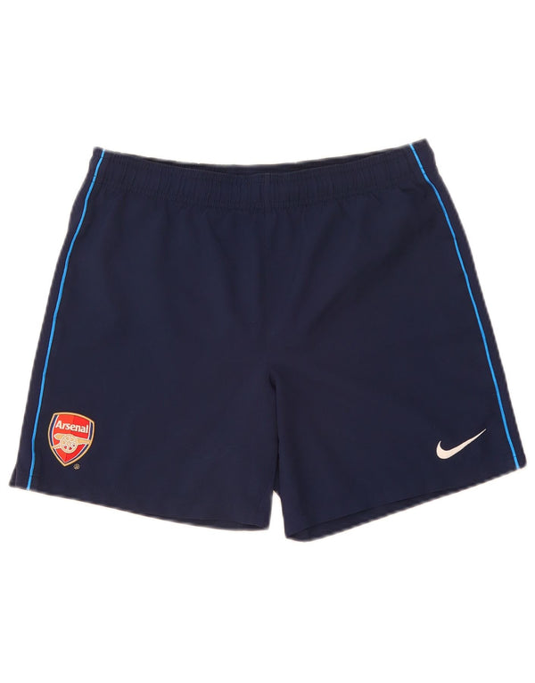 Nike Boys Arsenal Sportsshorts 12-13 år Large Navy Blue Polyester