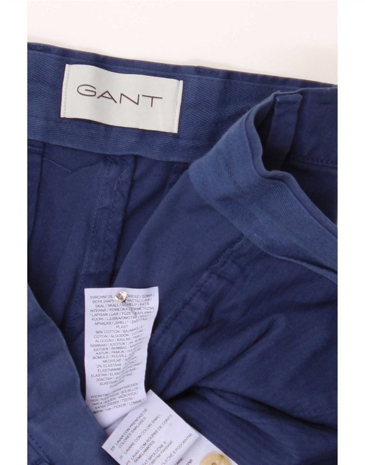 Gant Herre Chino Shorts Large W36 Blå Bomuld