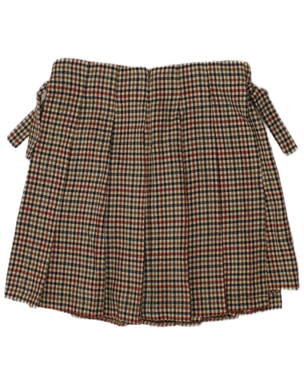 ZARA Girls Skort 9-10 År Multifarvet Houndstooth Polyester