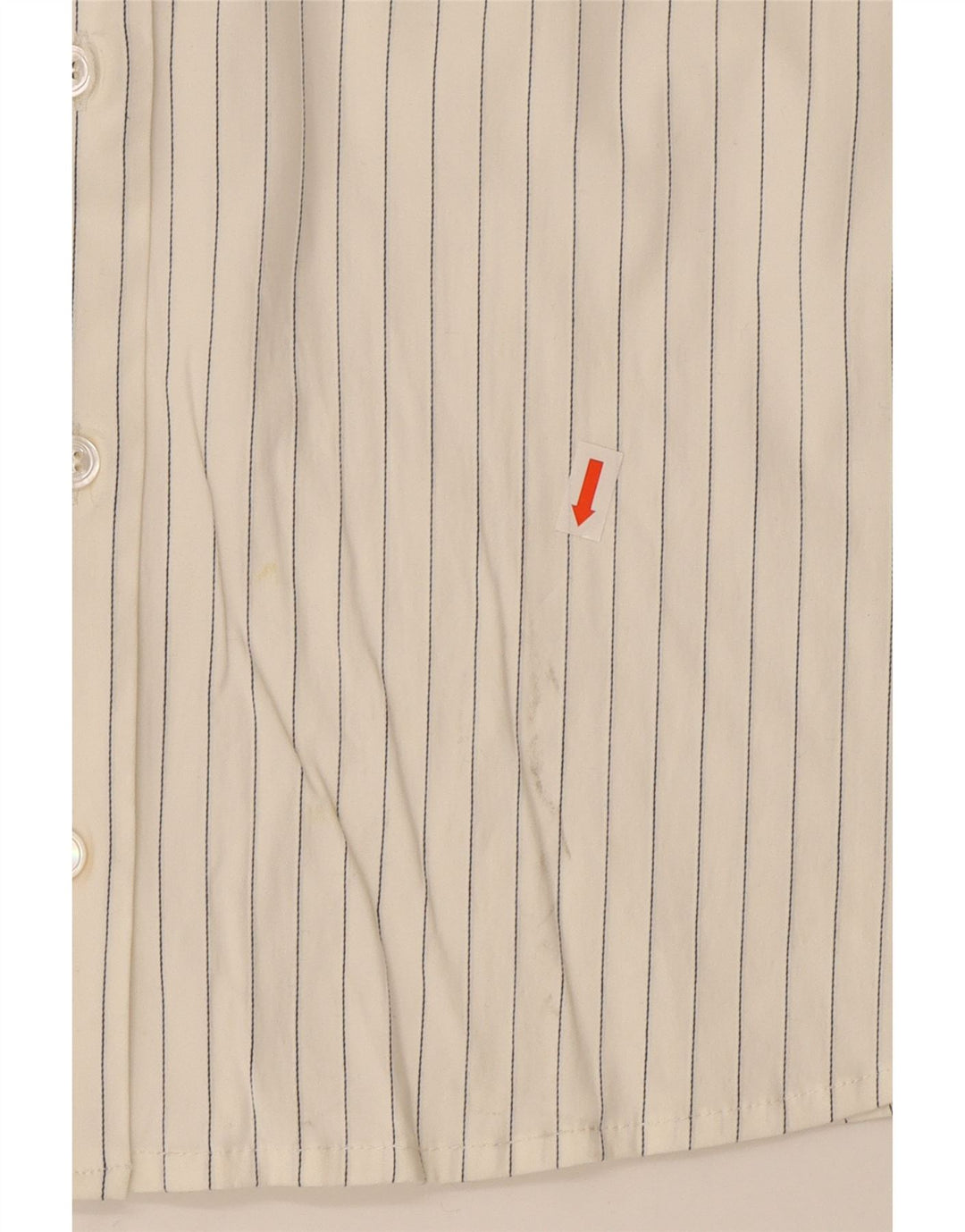 Hugo Boss Dameskjorte UK 12 Medium White Pinstripe
