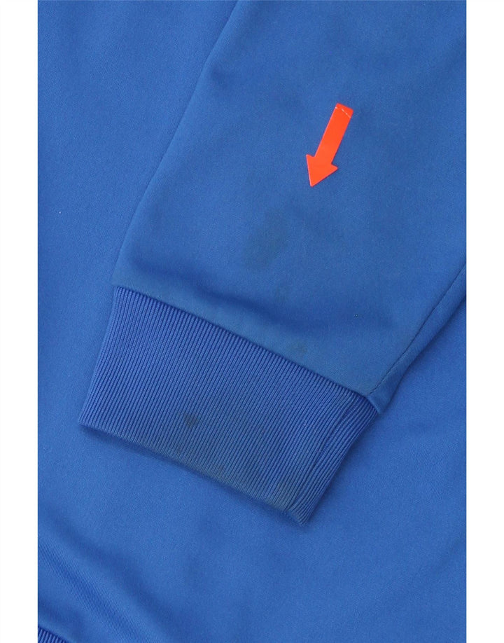 ADIDAS Boys Tracksuit Top Jacket 11-12 Years Blue Polyester Vintage Adidas and Second-Hand Adidas from Messina Hembry 