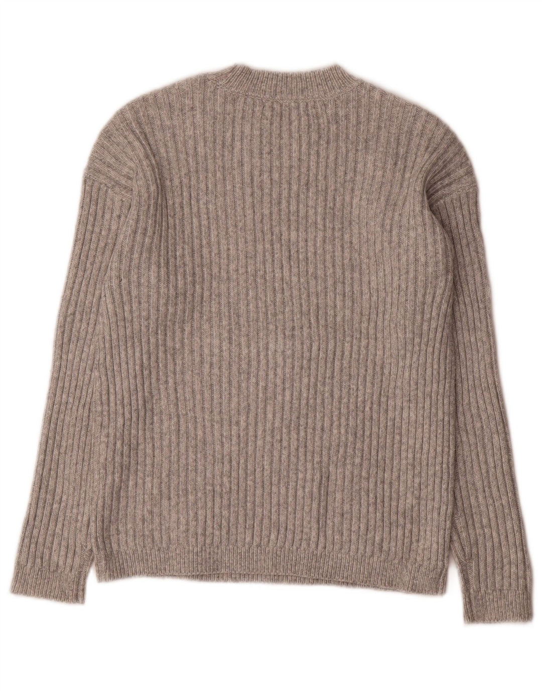 Marks & Spencer Dame sweater med rund hals DK 6 XS Grå polyester